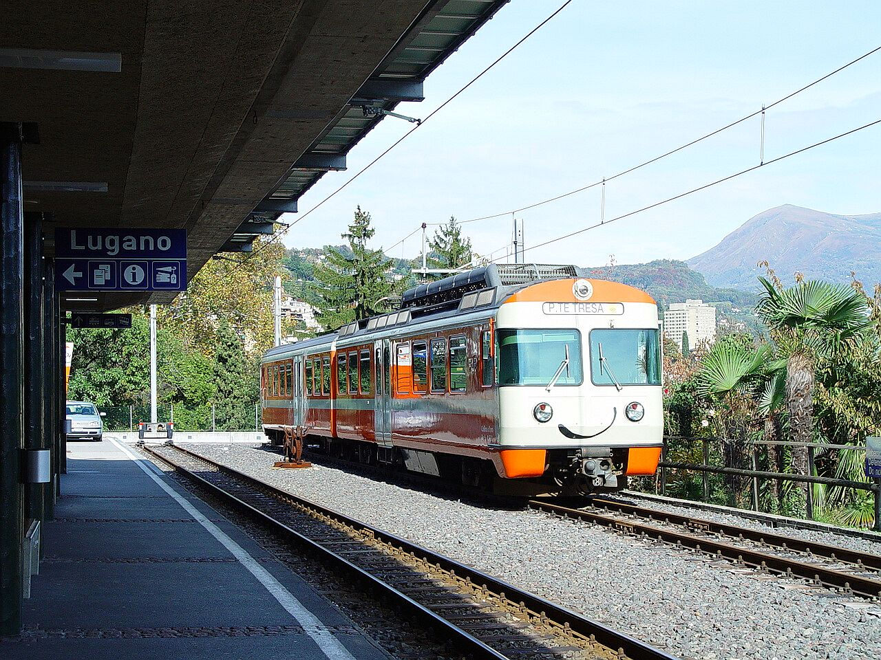FUNET Railway Photography Archive: FLP Ferrovia Lugano - Monte Tresa